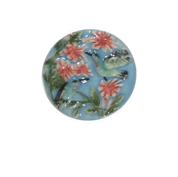 PH062400 - 24mm Porcelain Disk Hummingbird #2