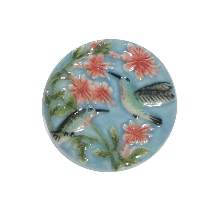 PH063600 - 36mm Porcelain Disk Hummingbird #2