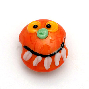 Pumpkin Face Bead