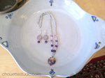 LC-Purple Lentil Necklace