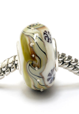 SC10048 - Large Hole Japanese Kimono Rondelle Bead