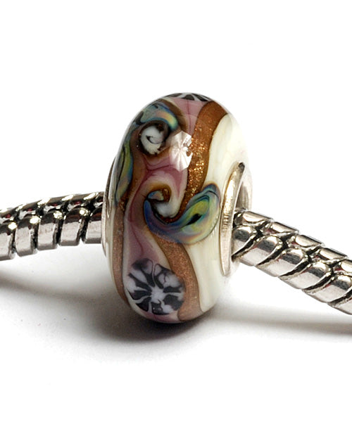SC10053 - Large Hole Purple Japanese Rondelle Bead