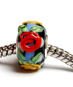 SC10058 - Large Hole Multiple Color Rondelle Bead