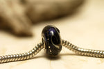SC10109 - Large Hole Indigo Night Celestial Rondelle Bead