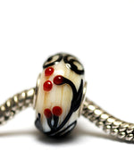 SC10110 - Large Hole Tranquility Vines Rondelle Bead