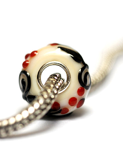 SC10110 - Large Hole Tranquility Vines Rondelle Bead
