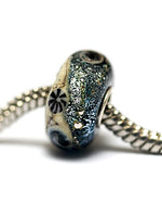 SC10111 - Large Hole Sable Celestial Rondelle Bead