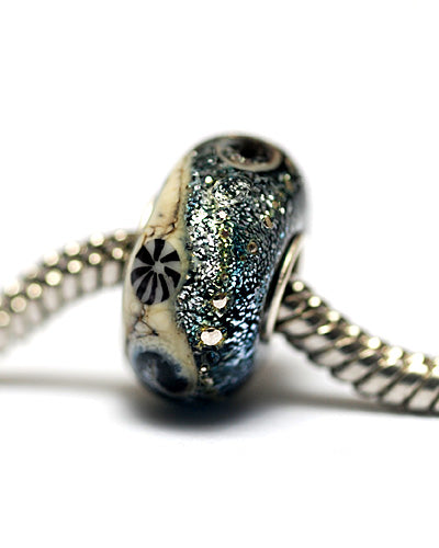 SC10111 - Large Hole Sable Celestial Rondelle Bead