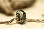 SC10111 - Large Hole Sable Celestial Rondelle Bead