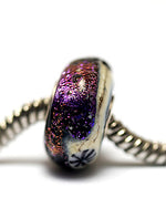 SC10112 - Large Hole Amethyst Jewel Celestial Rondelle Bead