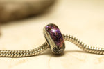 SC10112 - Large Hole Amethyst Jewel Celestial Rondelle Bead