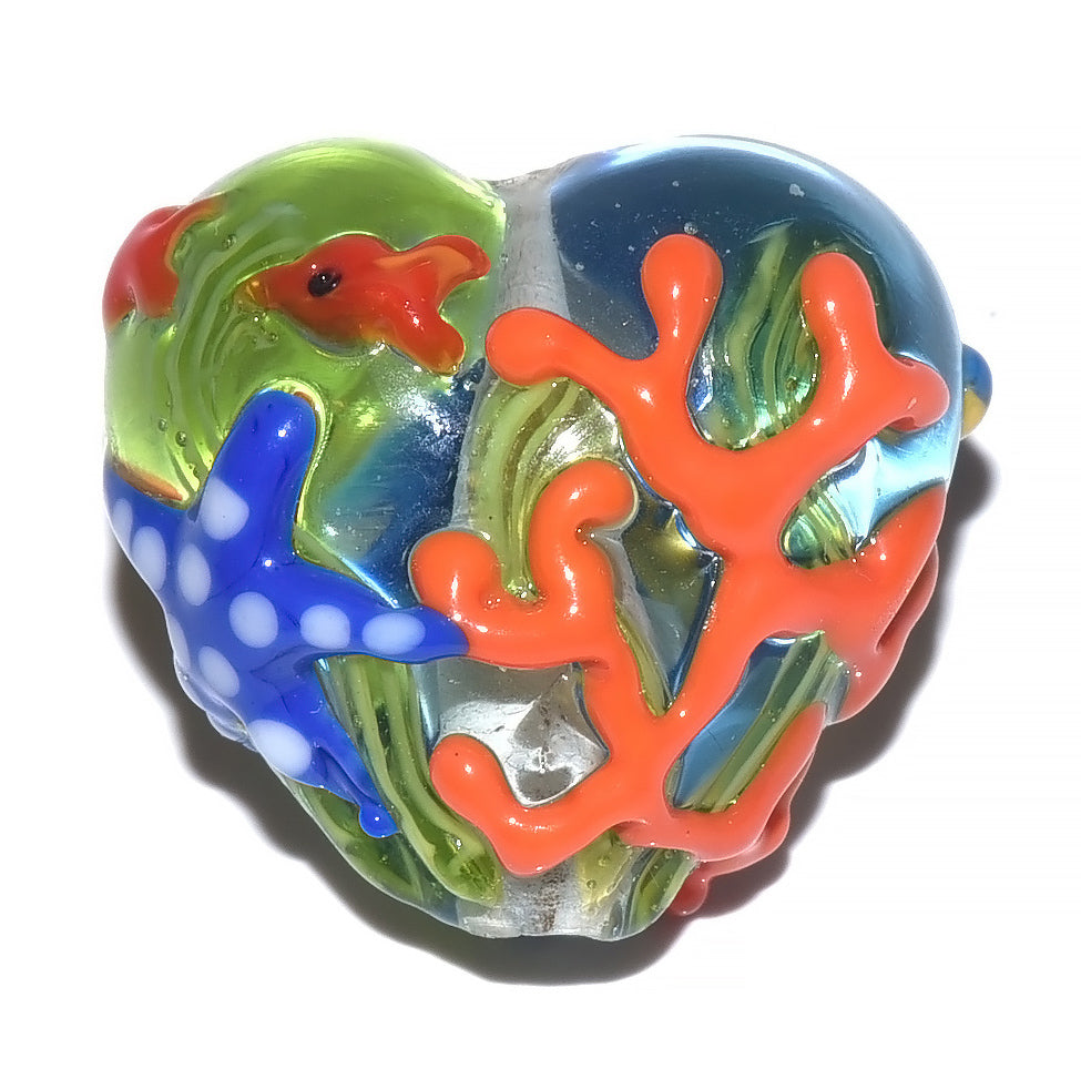 Seahorse Glass Beads Grace Lampwork Beads 