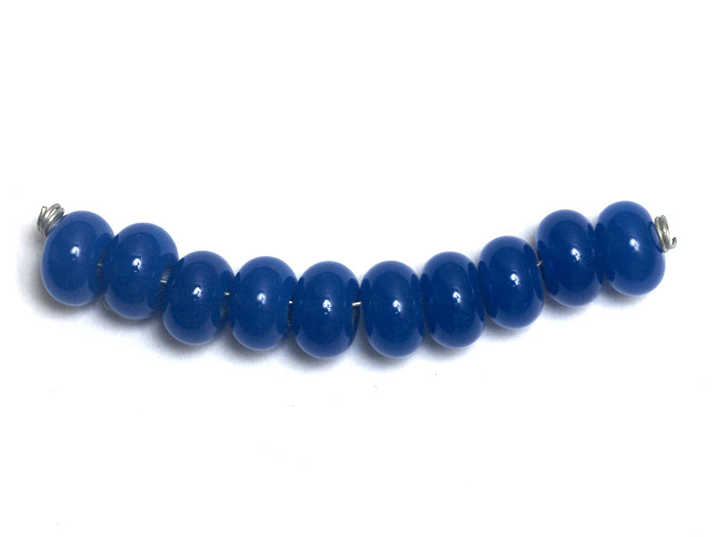 SP027 - Ten True Blue Spacer Beads