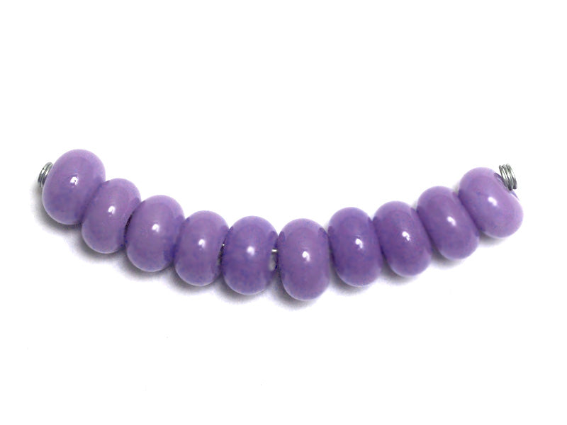 SP028 - Ten Lavender Spacer Beads