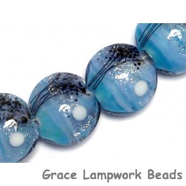 10414612 - Four Bluebell Moonlight Lentil Beads