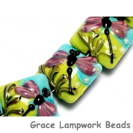 10504404 - Seven Purple Dragonfly Pillow Beads