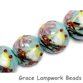 10508712 - Four Happy Frog Lentil Beads