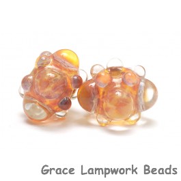 10602301 - Seven Yellow & Purple Rondelle Beads