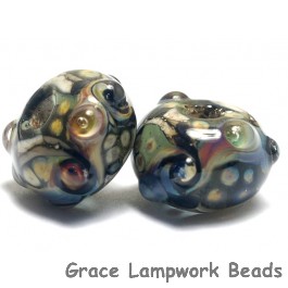 10902301 - Seven Cheyenne Rock Rondelle Beads
