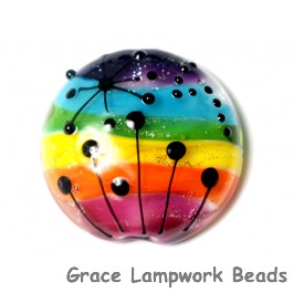 11835902 - Rainbow Balloons Lentil Focal Bead