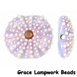 Purple See Urchin Glass Beads