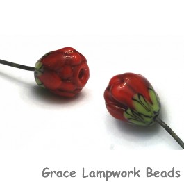 GHP-01: Red Floral Headpin