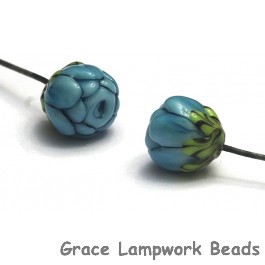 GHP-07: Blue Floral Headpin