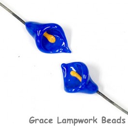 GHP-32: Royal Blue Calla Lily Floral Headpin