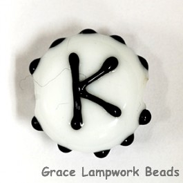 LTR-K: Letter K Single Bead