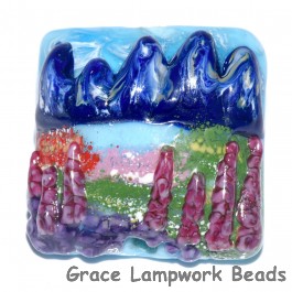 Rocky Mountain Focal Bead Grace Lampwork Beads