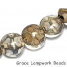 10303402 - Seven Ivory within Crystal Clear Lentil Beads