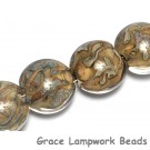 10303412 - Four Nature within Crystal Clear Lentil Beads