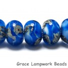 10413601 - Seven Sky Blue Treasures Rondelle Beads