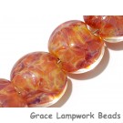 10704512 - Four Orange Lentil Beads