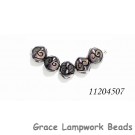 11204507 - Five Light Purple Pearl Surface Crystal Beads