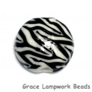 11830802 - Zebra Stripes Lentil Focal Bead
