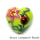 11833125 - Ladybug on Spring Green Heart (Large)