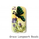 11834903 - Green Sparkle Garden Butterfly Kalera Focal Bead
