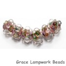 AB00121 - Fresh Heather Boro Rondelle Beads