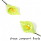 GHP-25: Lime Green Calla Lily Floral Headpin