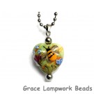 HN-11830105 - Bumble Bee Garden Heart Necklace