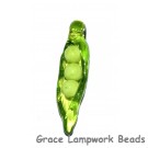 Pea Pod Glass Bead Grace Lampwork Beas