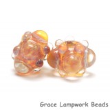 10602301 - Seven Yellow & Purple Rondelle Beads