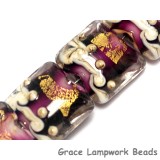 10602904 - Seven Amethyst Treasure Pillow Beads