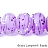 10604921 - Six Lilac Tea Party II Rondelle Beads