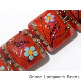 10706514 - Four Vintage Florals Pillow Beads