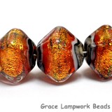 10706807 - Five Bonfire Shimmer Crystal  Shaped Beads