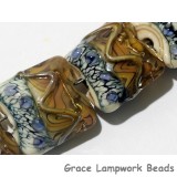 10902404 - Seven Beige & Ivory Free Style Pillow Beads