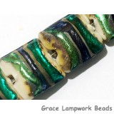 11005504 - Seven Green/Ivory Pillow Beads