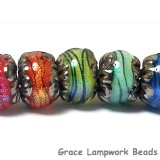 11008501 - Seven Artist Palette of Shimmer Rondelle Beads